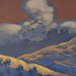 Stormcloud over White Oaks, sketch